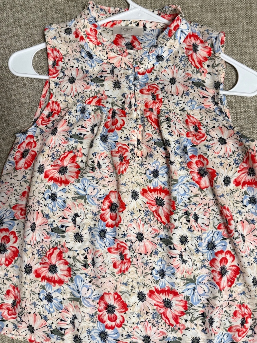 LOFT Poppy Flowy Tank Top